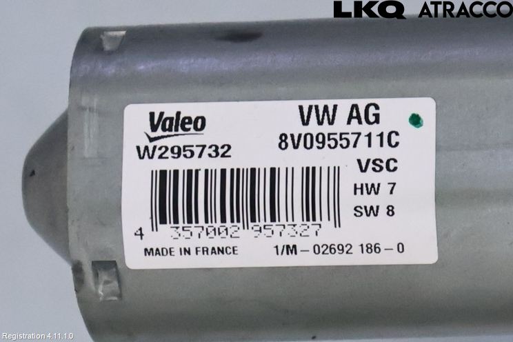 Audi A3/S3 8Y 21- Viskermotor Bakluke