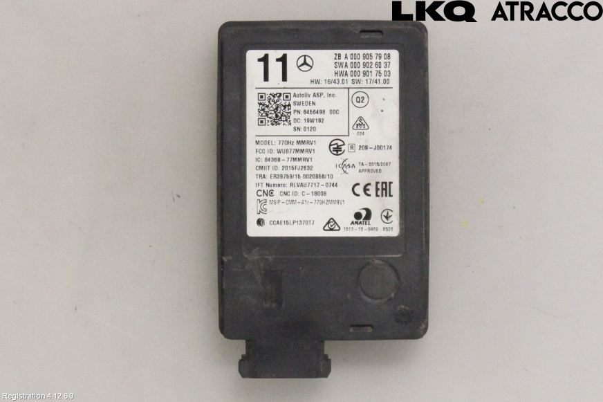 Mercedes-Benz MB E-KLASS (W213) 16-23 Sensor Kollisjonsbeskyttelse