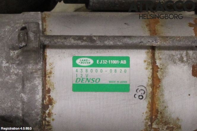 Landrover LAND ROVER RANGE ROVER EVOQUE (L538) 11-18 Startmotor Diesel