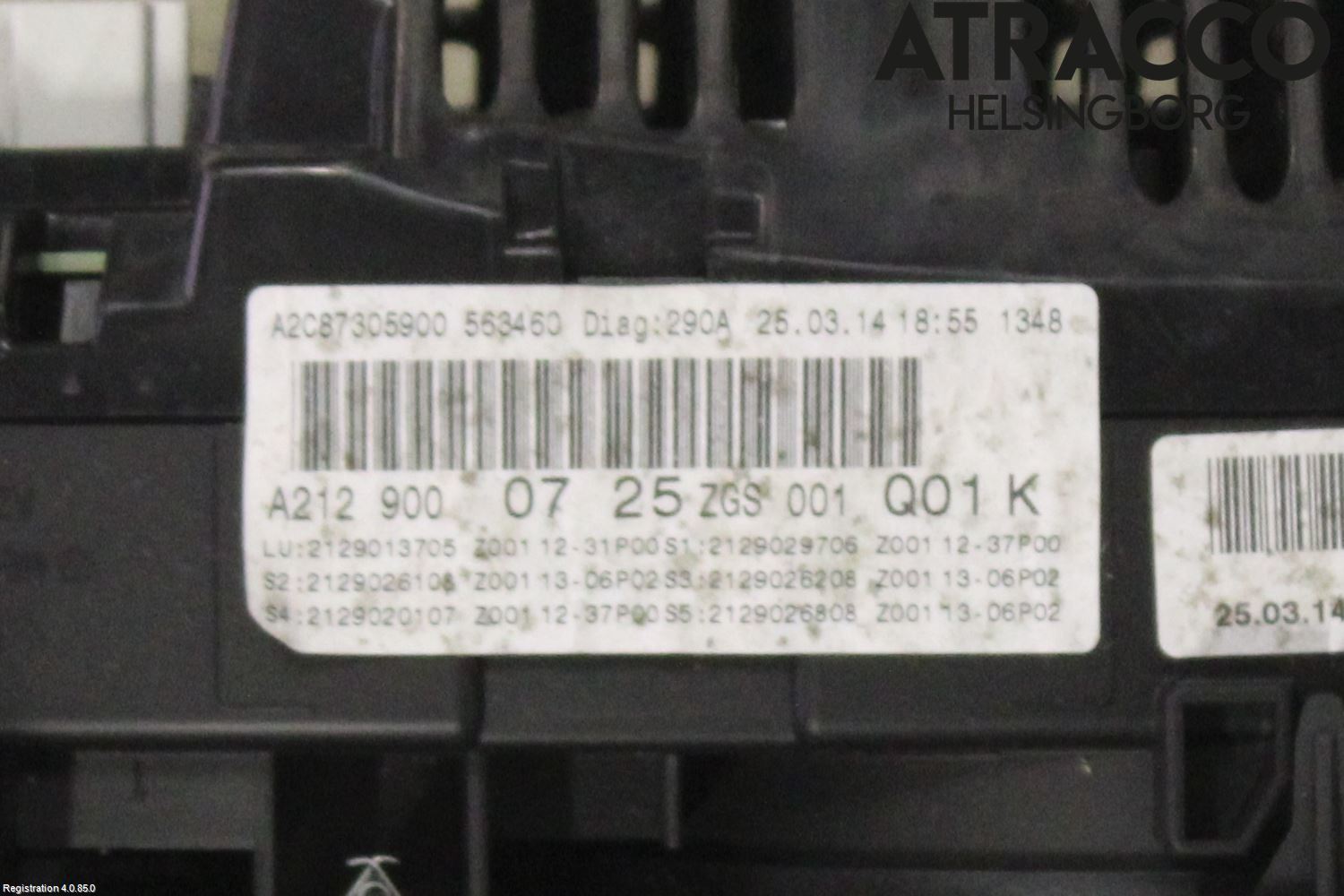 Mercedes-Benz MB E-KLASS (W212) 09-16 Instr Kombinert