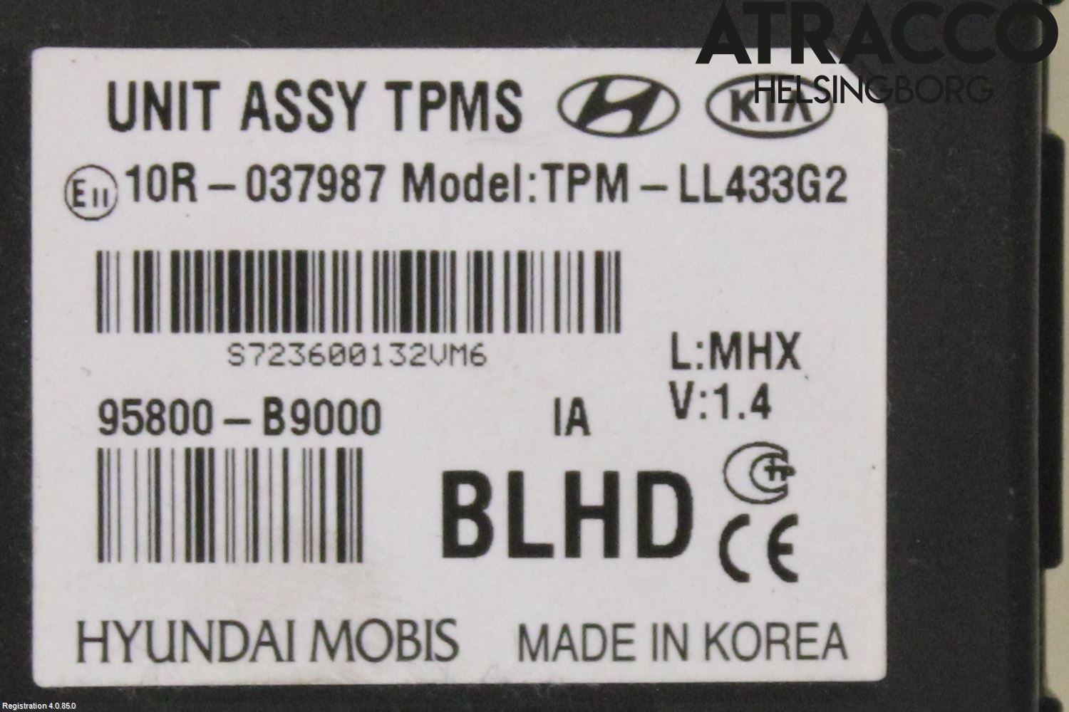 Hyundai i10 BA 17-20 Styreenhet Øvrig