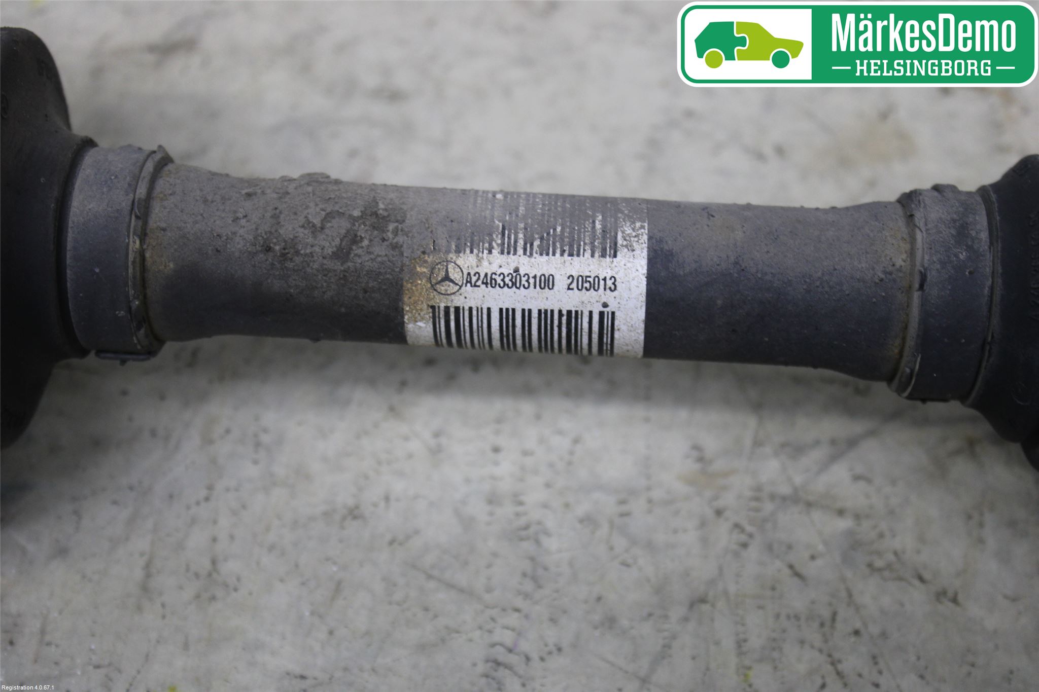 Mercedes-Benz MB B-KLASS (W246/W242) 12-19 Drivaksel Foran Kompl Venstre