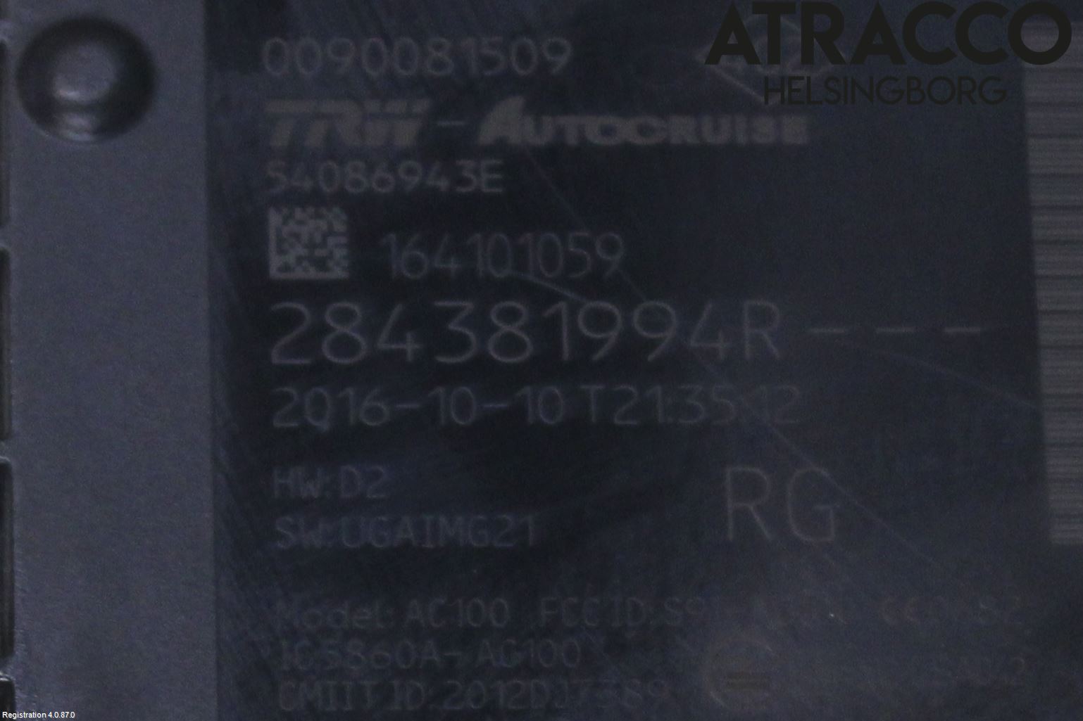 Renault TALISMAN 16-20 Sensor Fartsbegrensning