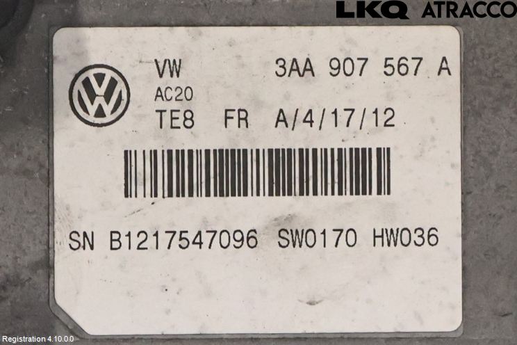 Volkswagen VW PASSAT CC 08-16 Sensor Fartsbegrensning
