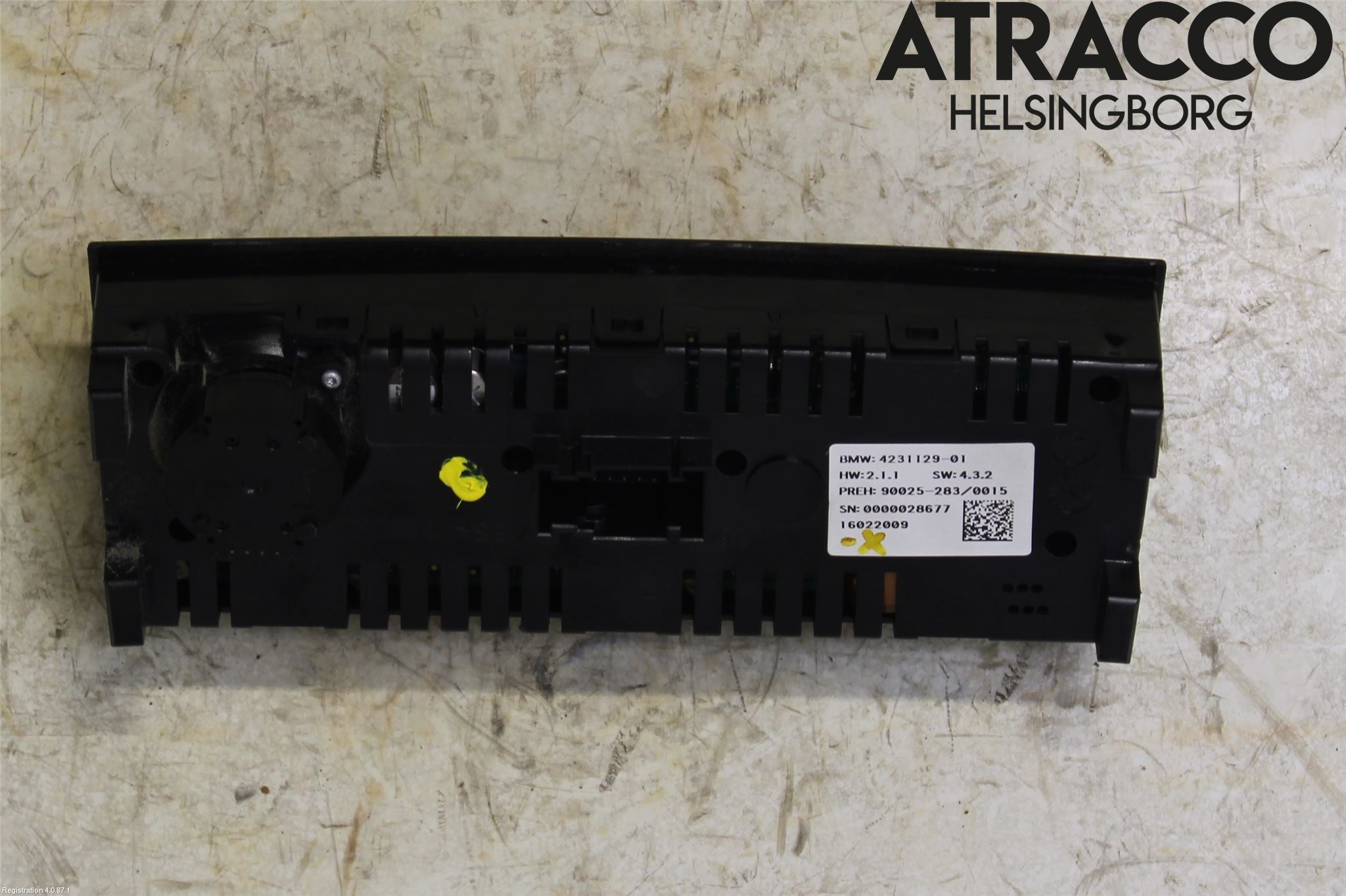 BMW 7 F01/02/03/04 09-15 Varme Ac Betjening-Display