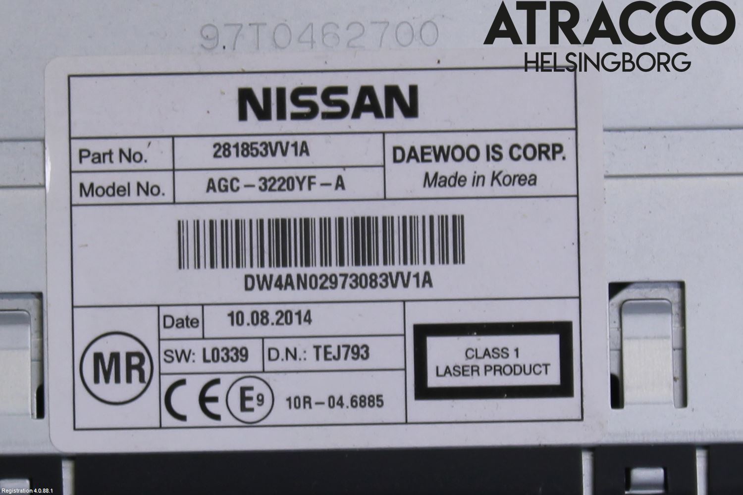 Nissan NOTE E12 14-20 Stereo Radio Med Cd
