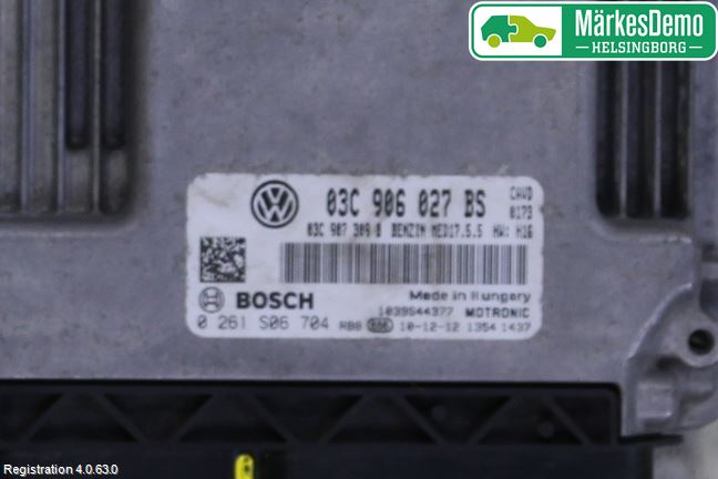 Volkswagen VW GOLF VI 09-13 Styreenhet Innsprøytning