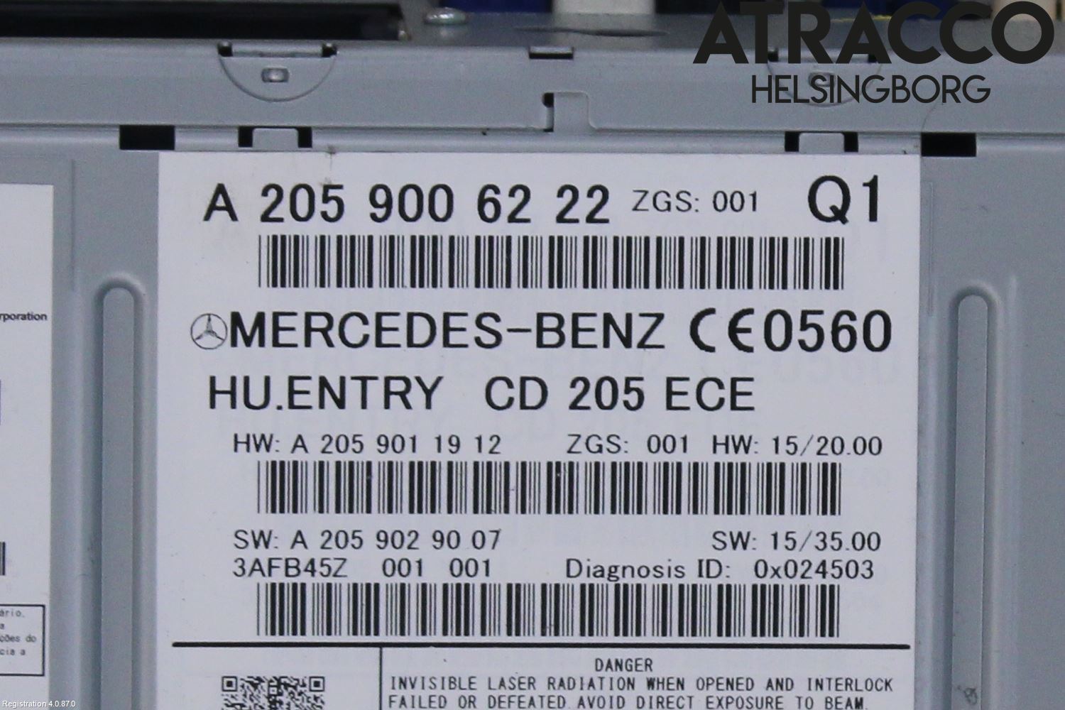Mercedes-Benz MB VITO/V-KLASS (W640,W447,W448) 14- Stereo Radio Med Cd