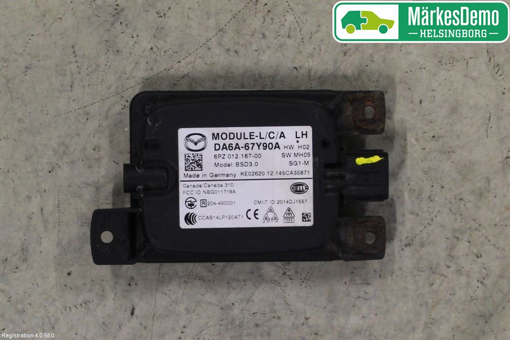 Mazda 2 (DJ) 15-22 Sensor Kollisjonsbeskyttelse