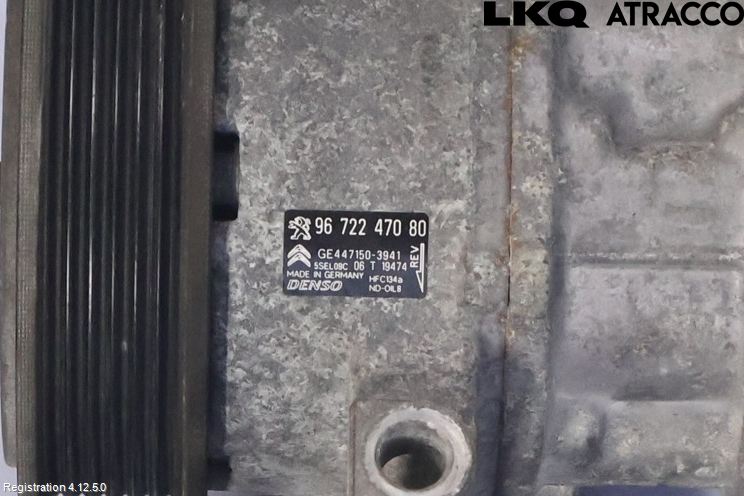 Peugeot 2008 13-20 Varme Ac Kompressor