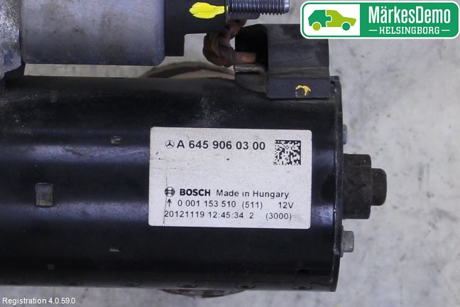 Mercedes-Benz MB B-KLASS (W246/W242) 12-19 Startmotor Diesel