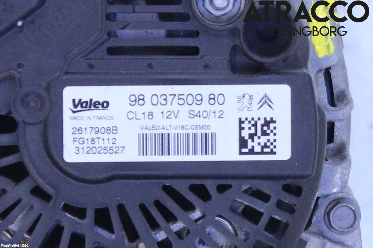 Peugeot 3008 09-16 Dynamo