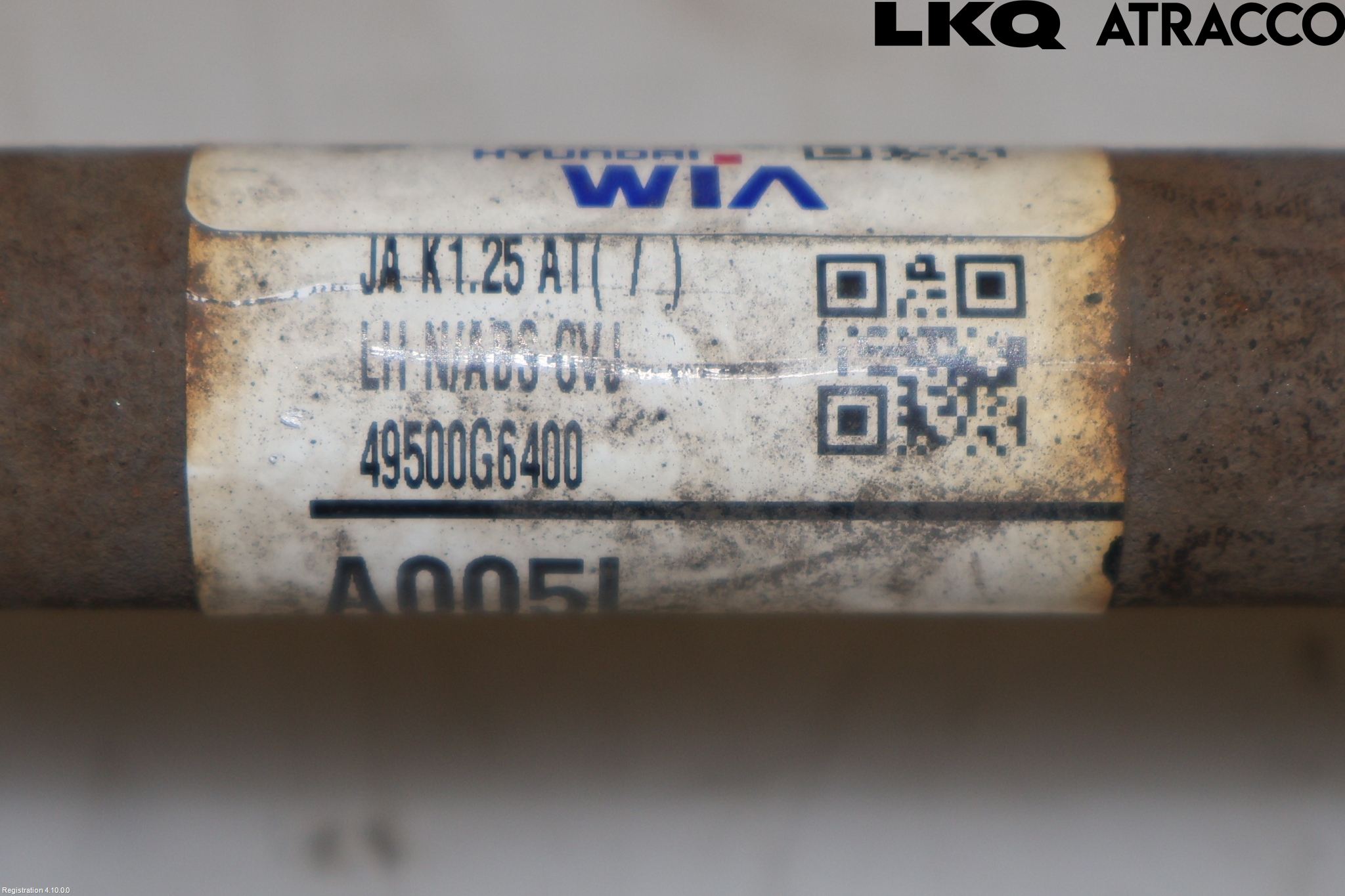 Kia PICANTO 17- Drivaksel Foran Kompl Venstre