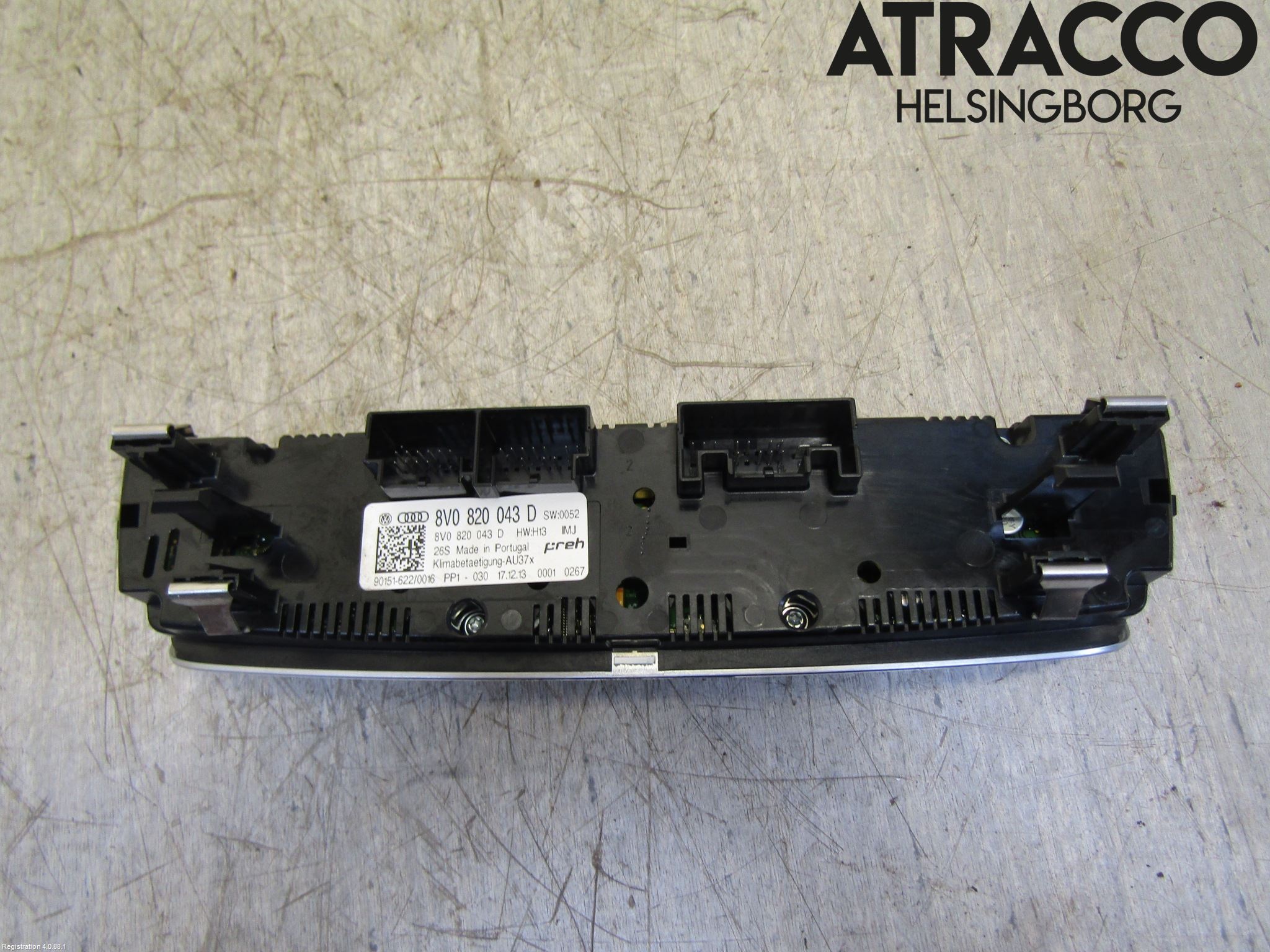 Audi A3/S3 8V 13-20 Varme Ac Betjening-Display