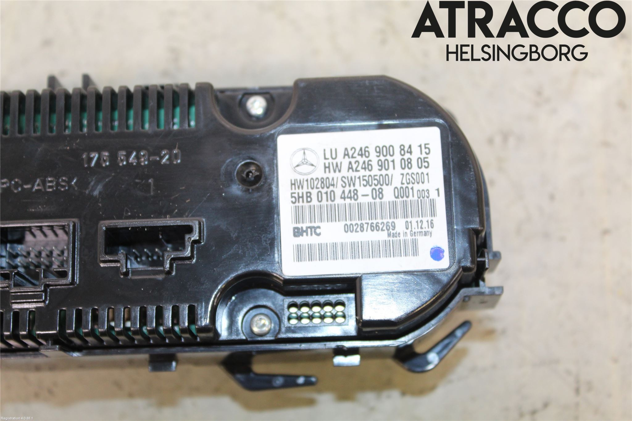 Mercedes-Benz MB CLA-KLASS (C117/X117) 13-19 Varme Ac Betjening-Display