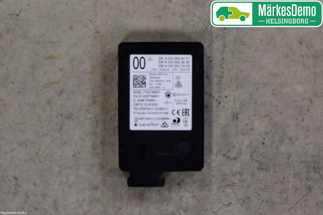 Mercedes-Benz MB E-KLASS (W213) 16-23 Sensor Kollisjonsbeskyttelse