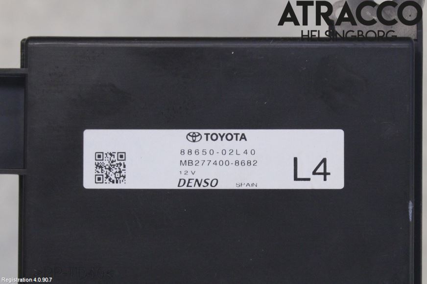 Toyota COROLLA 19- Varme Ac Betjening-Display