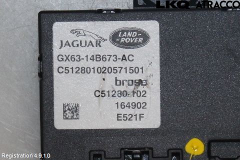 Jaguar XF (X260) 16-24 Styreenhet Bakluke