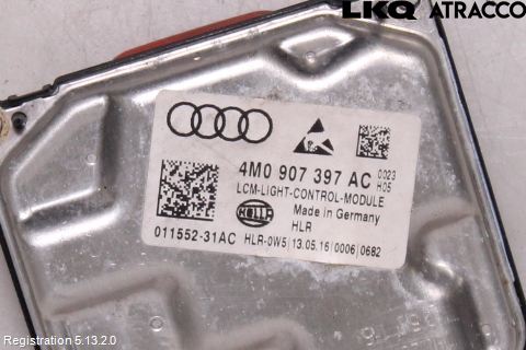 Audi A4/S4 B9 16-19 Styreenhet Xenon