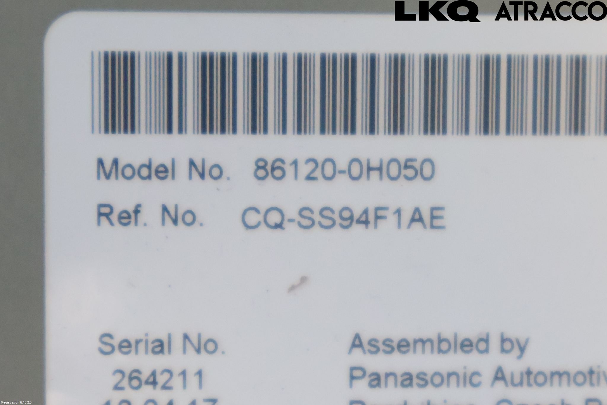 Toyota AYGO 15-21 Stereo Radio Med Cd