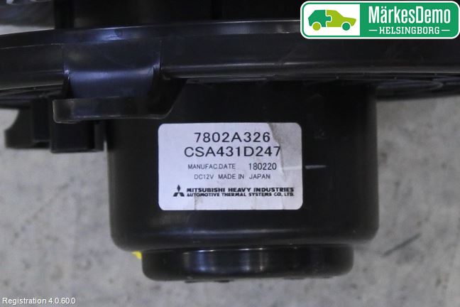 Mitsubishi ECLIPS CROSS Varmeapparat Viftemotor