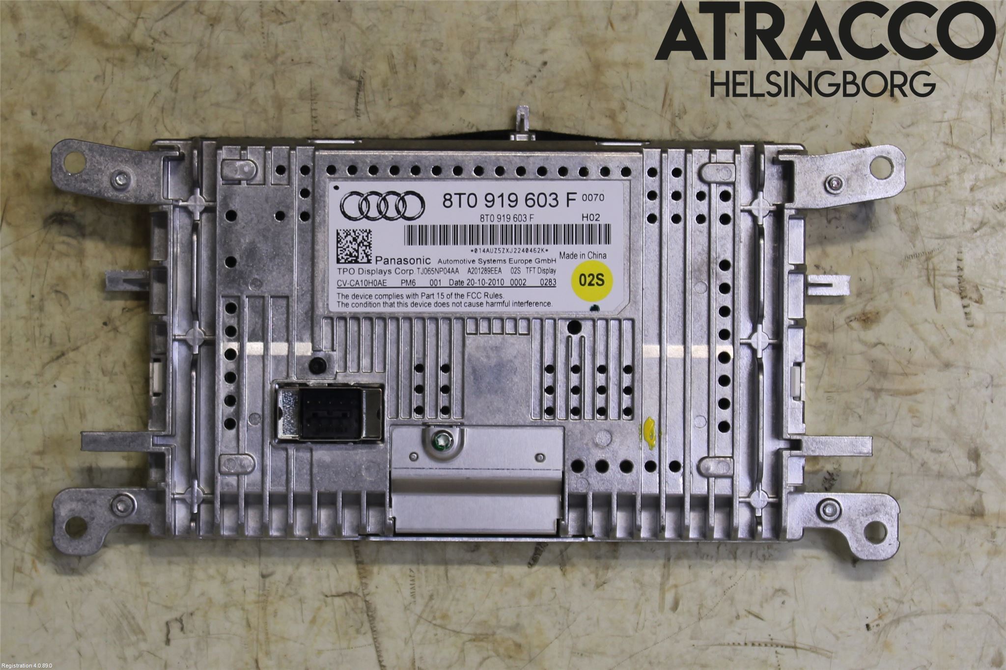 Audi A4/S4 08-11 Multifunktionsdisplay