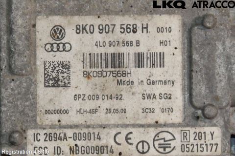 Audi A4/S4 08-11 Sensor Kollisjonsbeskyttelse
