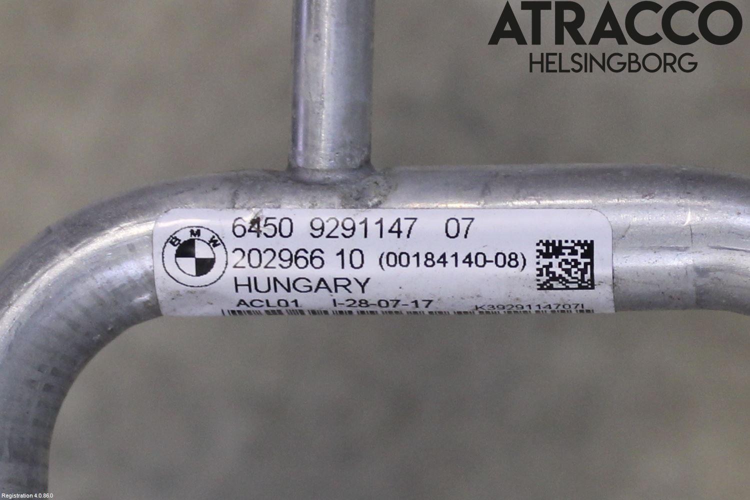 BMW i3 I01 13-22 Varme Ac Slange - Rør