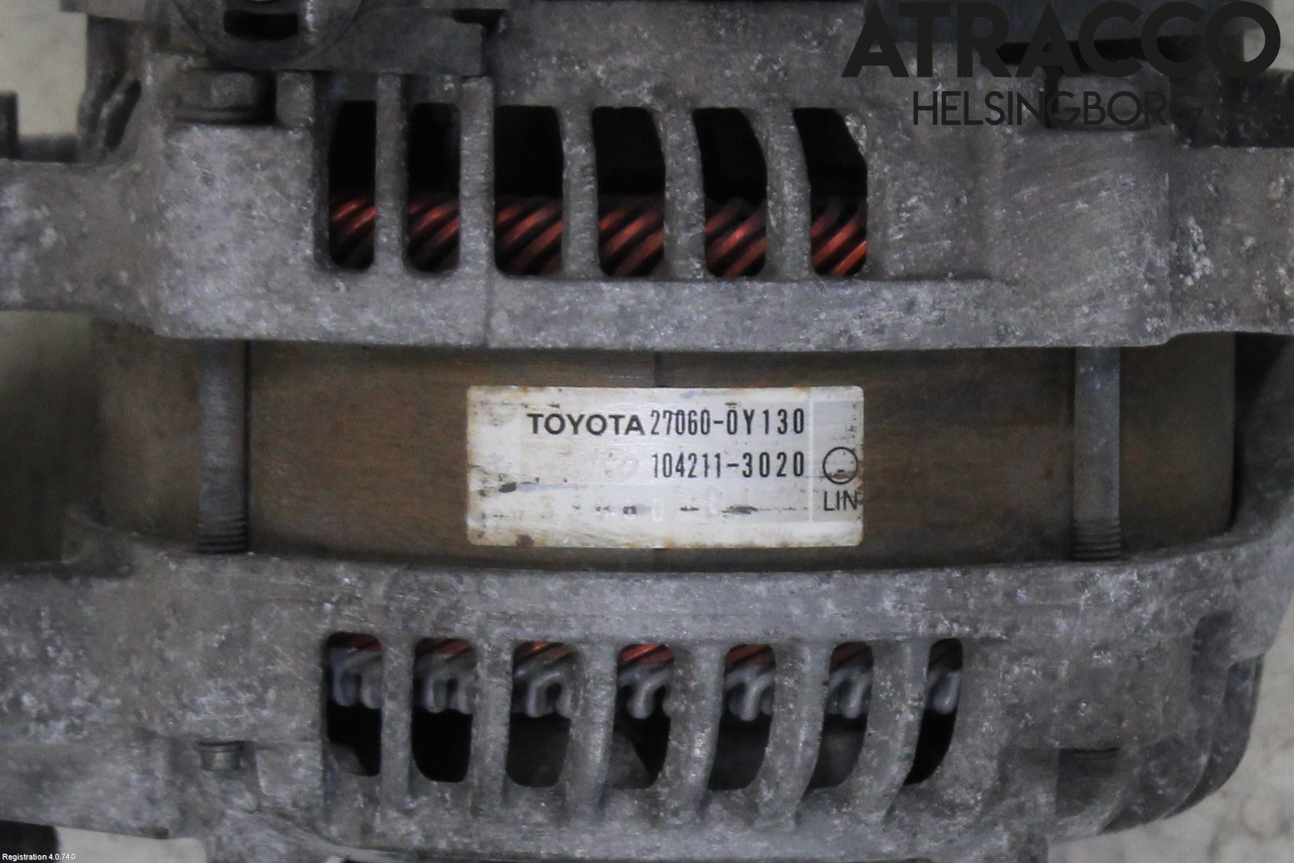 Toyota YARIS XP130 12-14 Dynamo