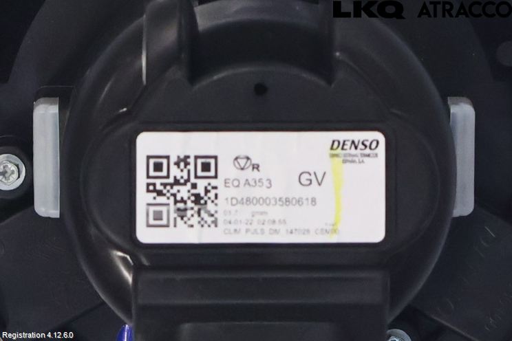 Toyota PROACE II 16- Varmeapparat Viftemotor