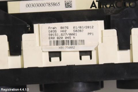 Volkswagen VW POLO 10-17 Varmeapparat Panel(Regulering)