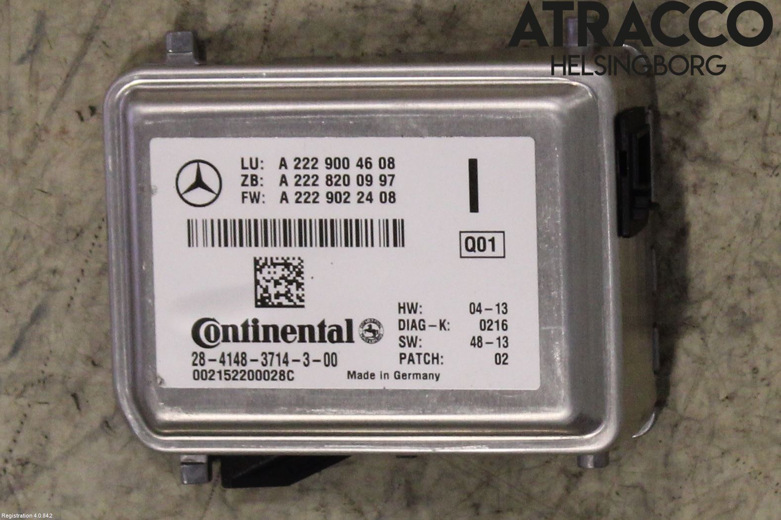 Mercedes-Benz MB C-KLASS (W205) 14-21 Sensor Kollisjonsbeskyttelse