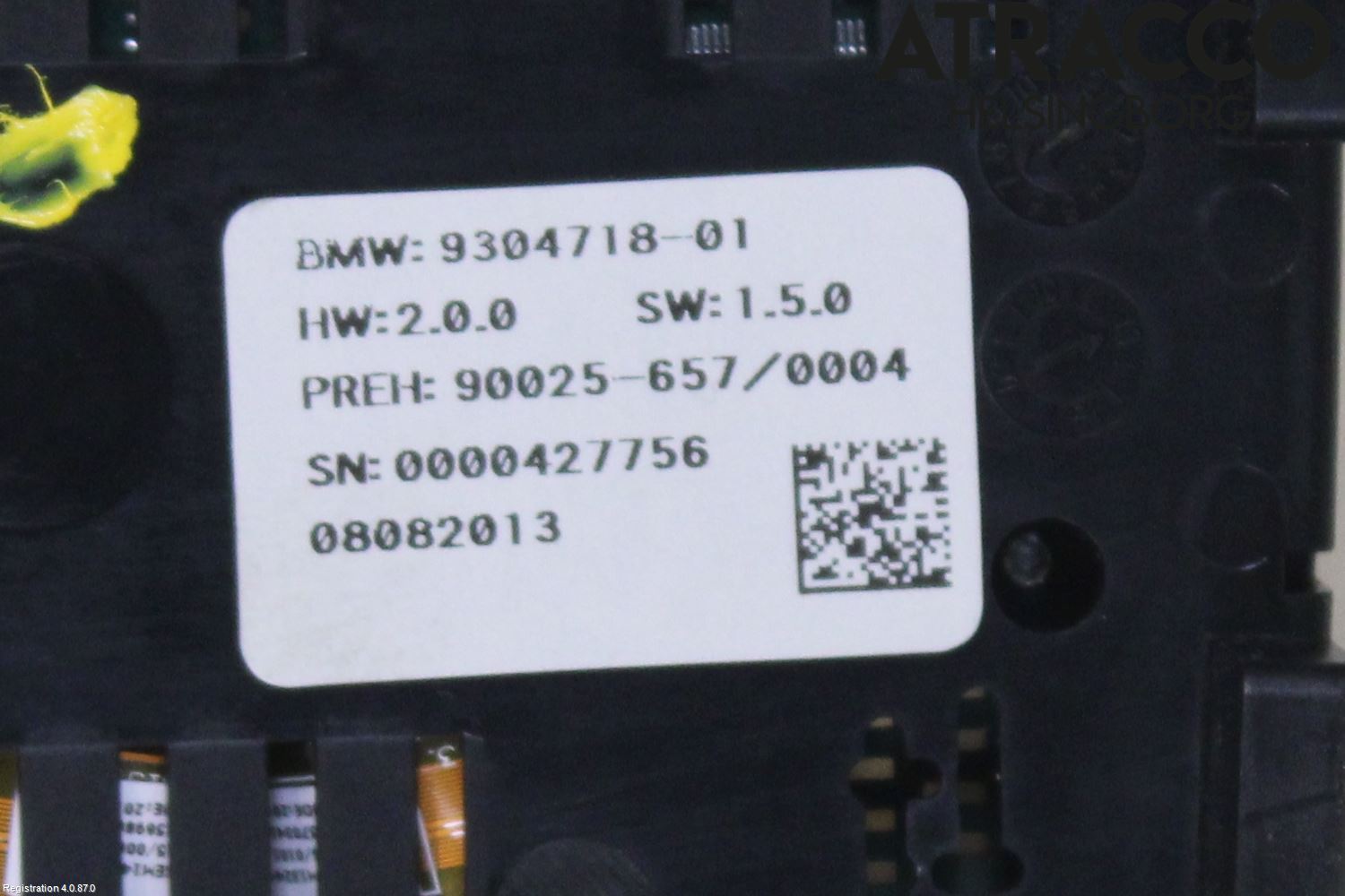 BMW 5 F10/F11/F18 09-17 Varme Ac Betjening-Display
