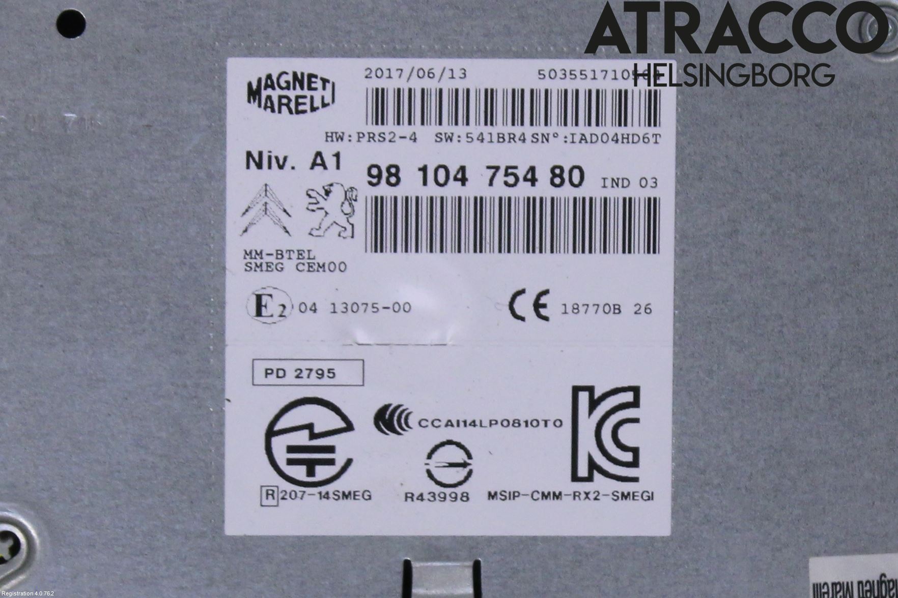 Peugeot 308 14-21 Stereo Radio