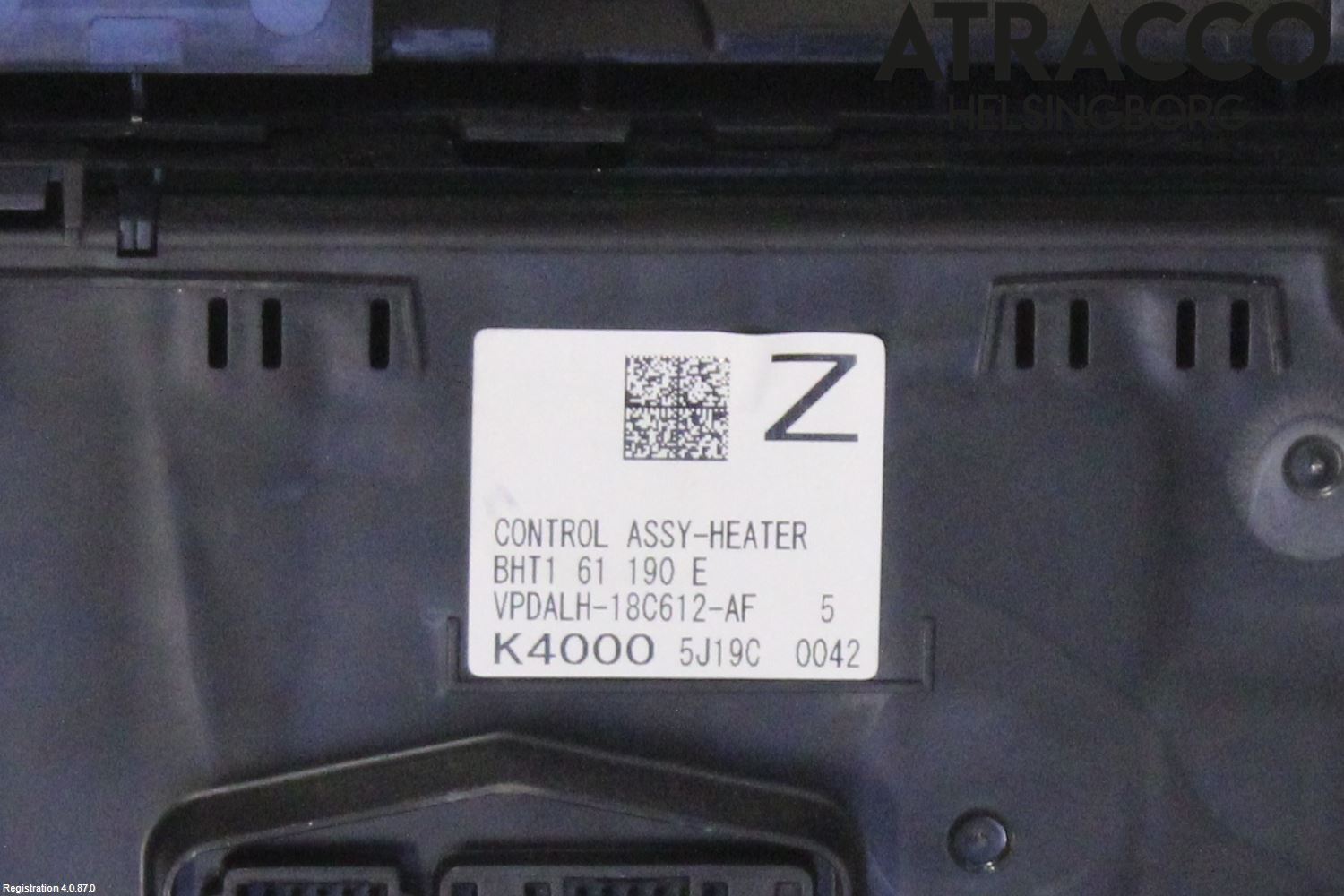 Mazda 3 III 14-19 Varme Ac Betjening-Display