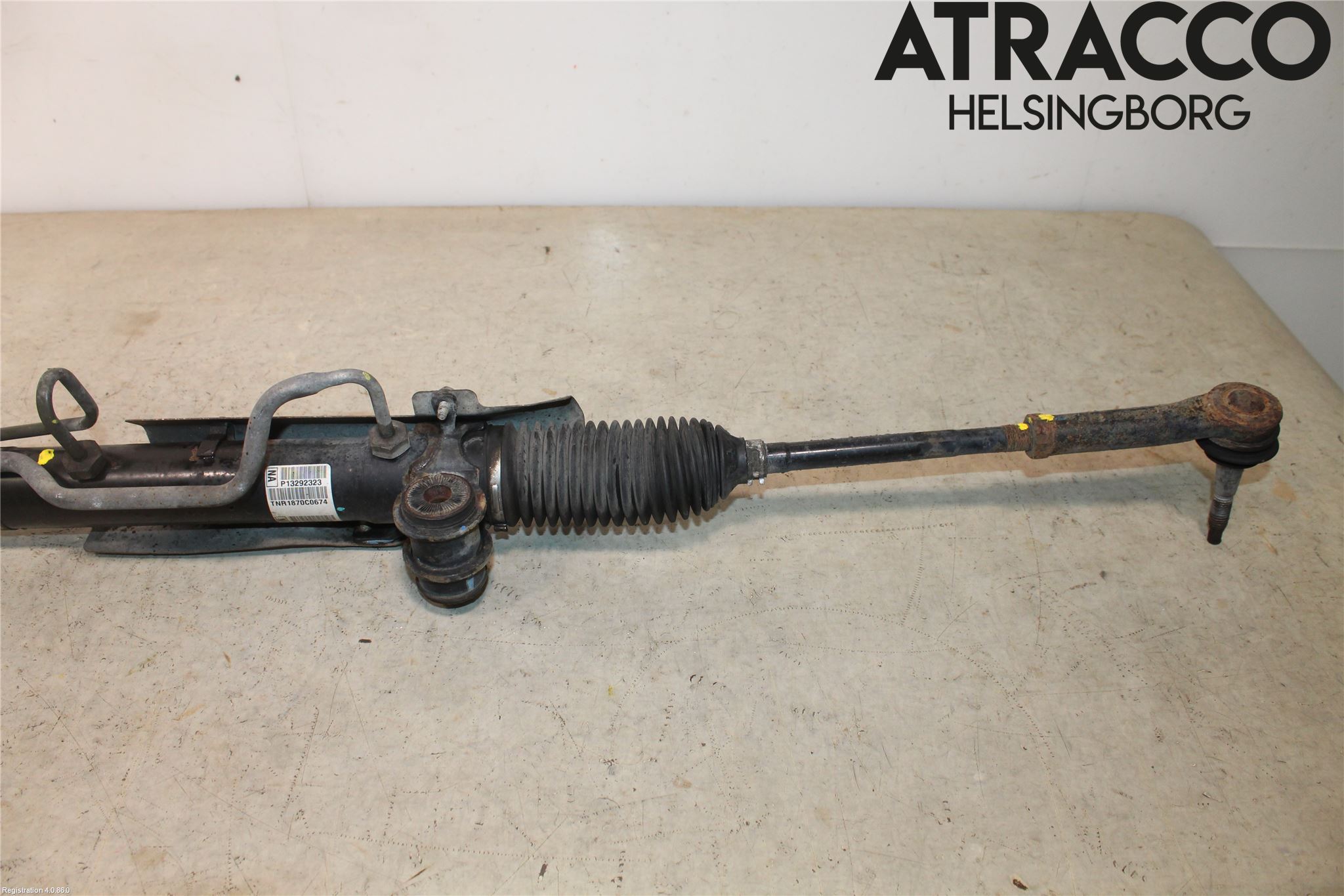 Saab 9-5 10-12 Servo Snekke - Tannstang