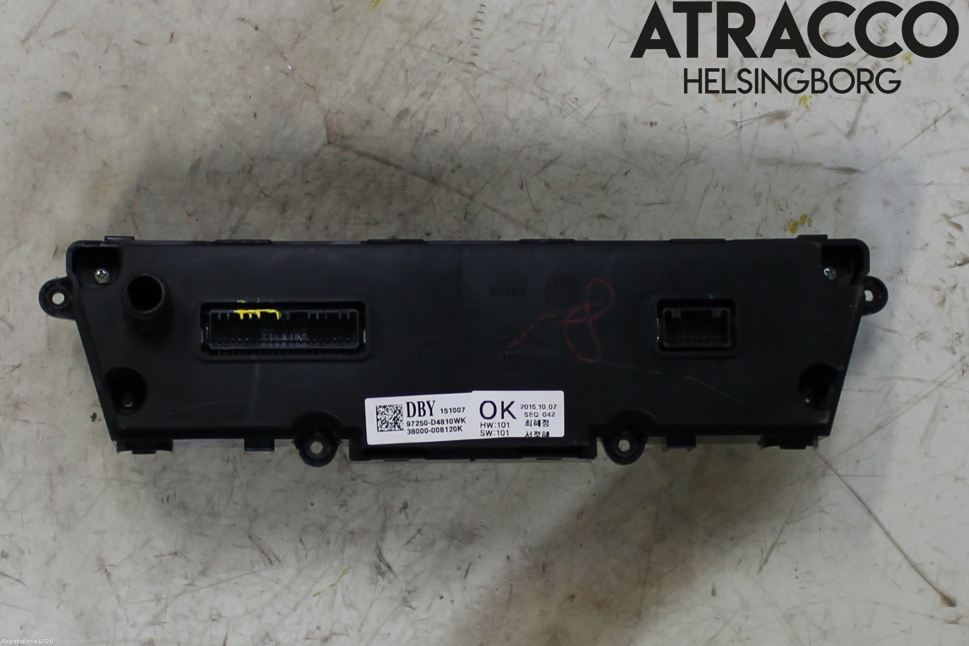 Kia OPTIMA 16-20 Varme Ac Betjening-Display