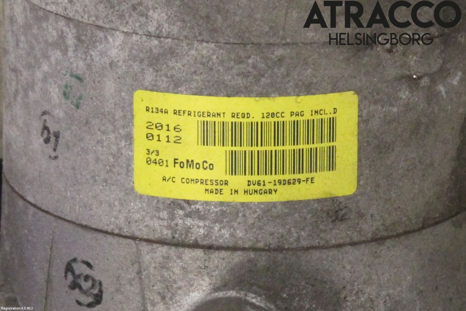 Ford FOCUS 15-18 Varme Ac Kompressor