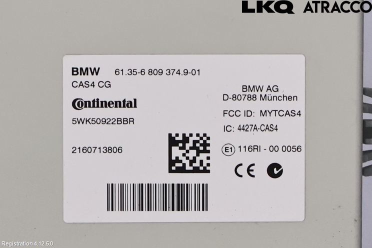 BMW X4 F26 14-18 Styreenhet Øvrig