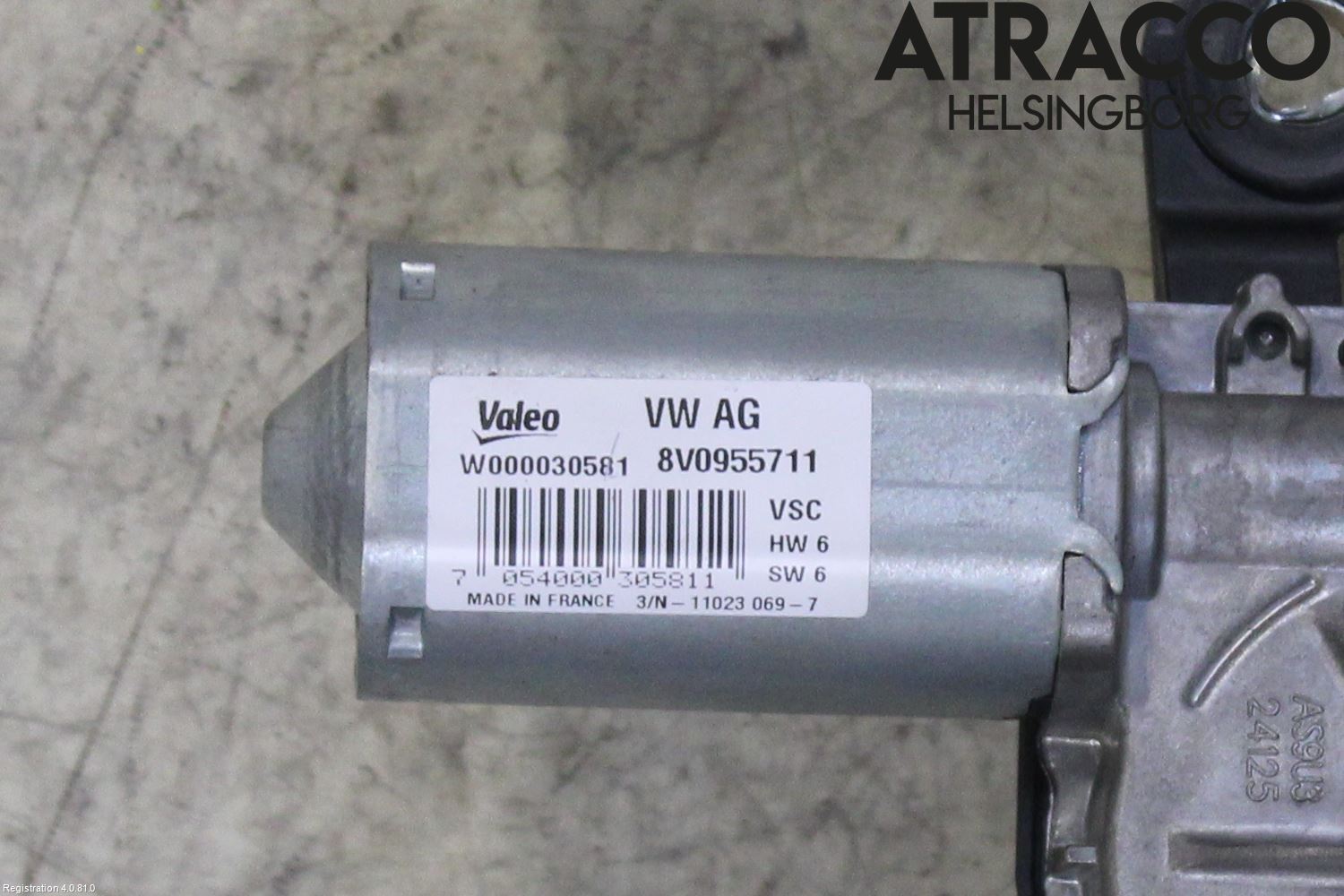 Audi A3/S3 8V 13-20 Viskermotor Bakluke