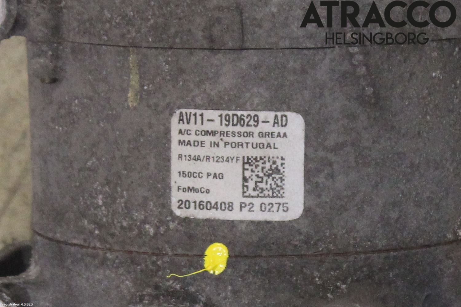 Ford FIESTA 13-17 Varme Ac Kompressor