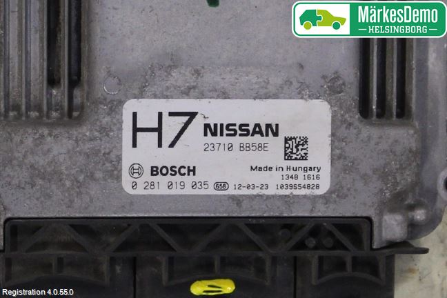 Nissan QASHQAI 10-14 Styreenhet Dieselpumpe