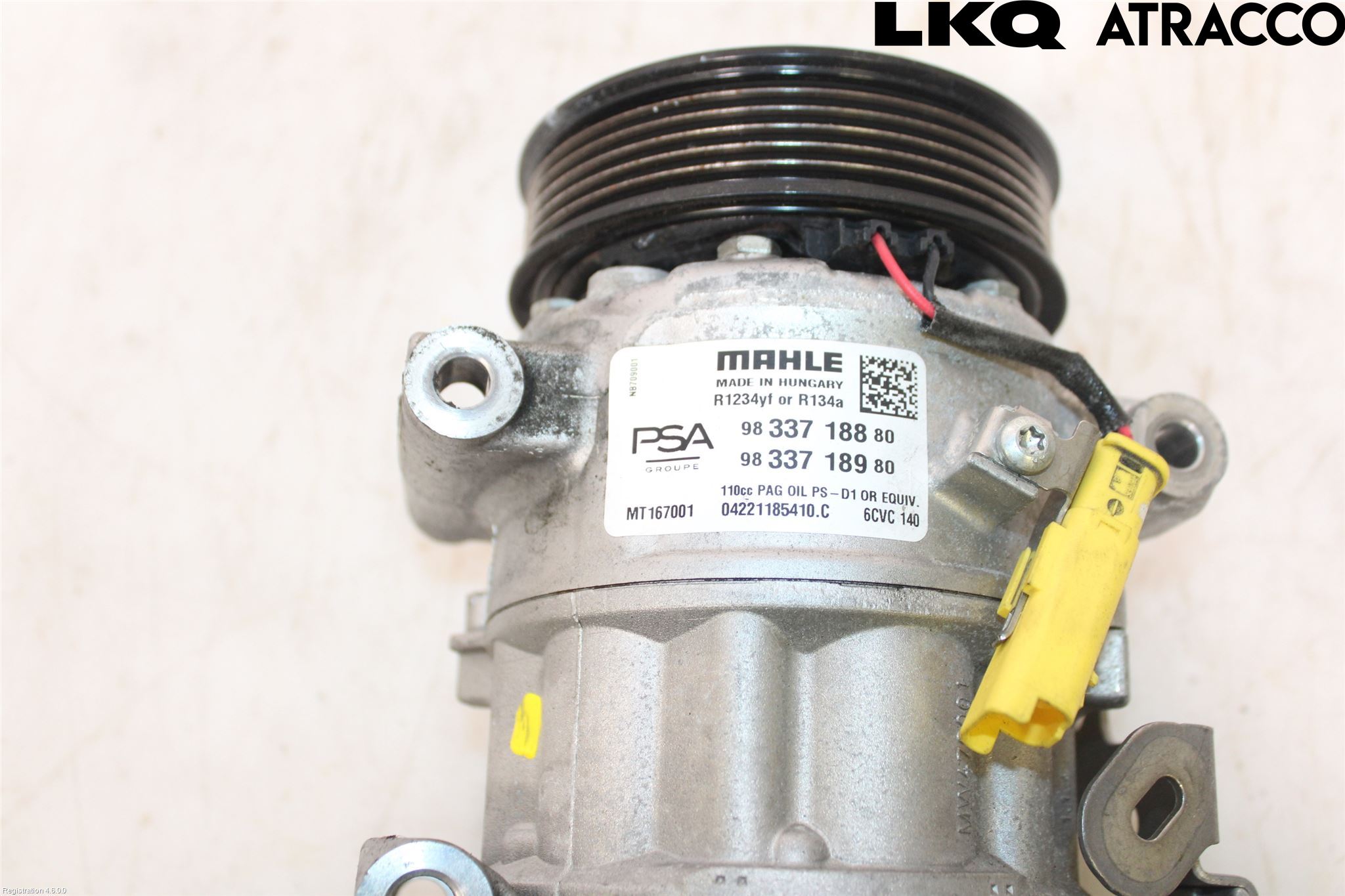 Citroen C4/E-C4 C4X/E-C4X III 21- Varme Ac Kompressor