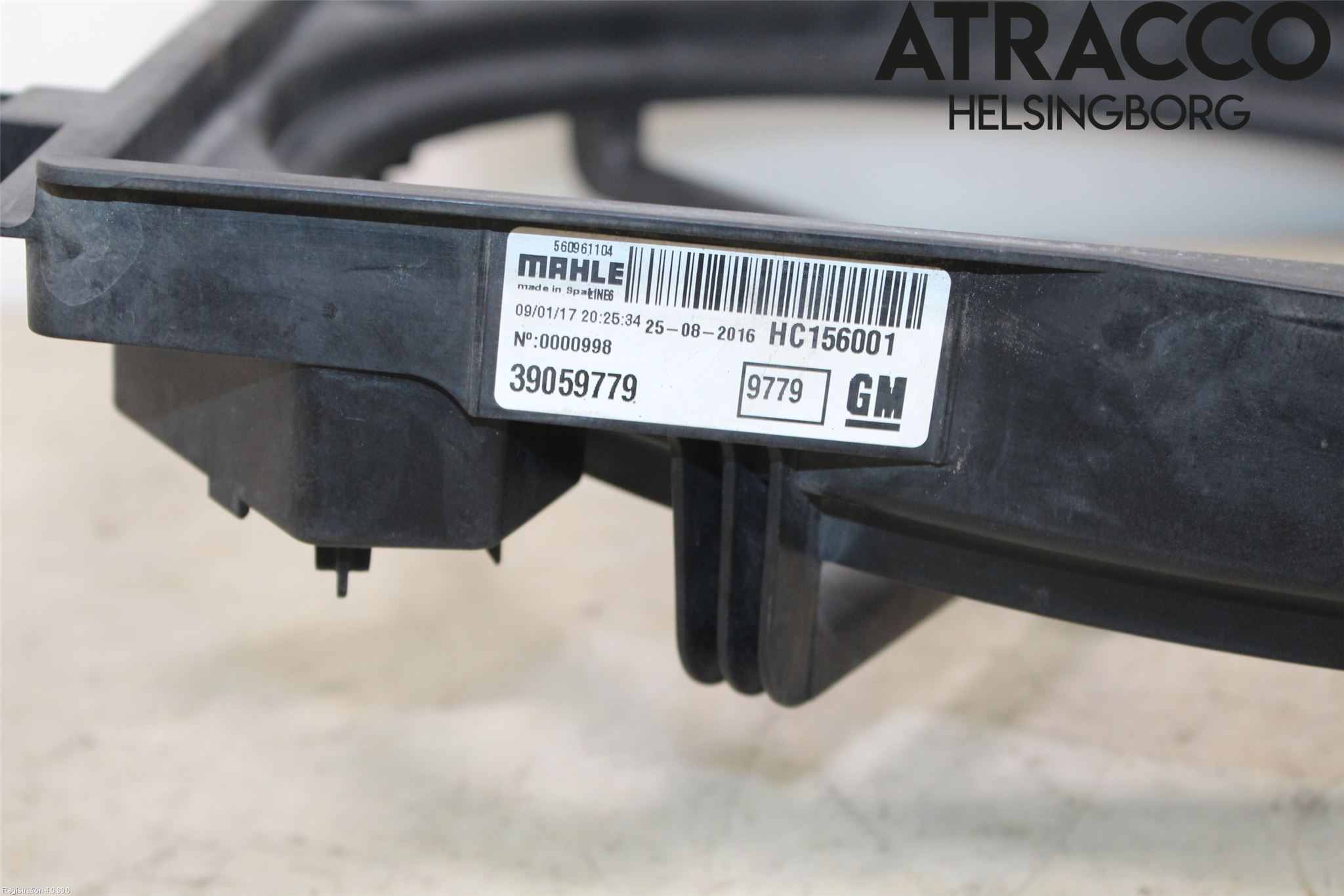 Opel CORSA E 15-19 Kjølevifte-Radiator Hus-Kåpe