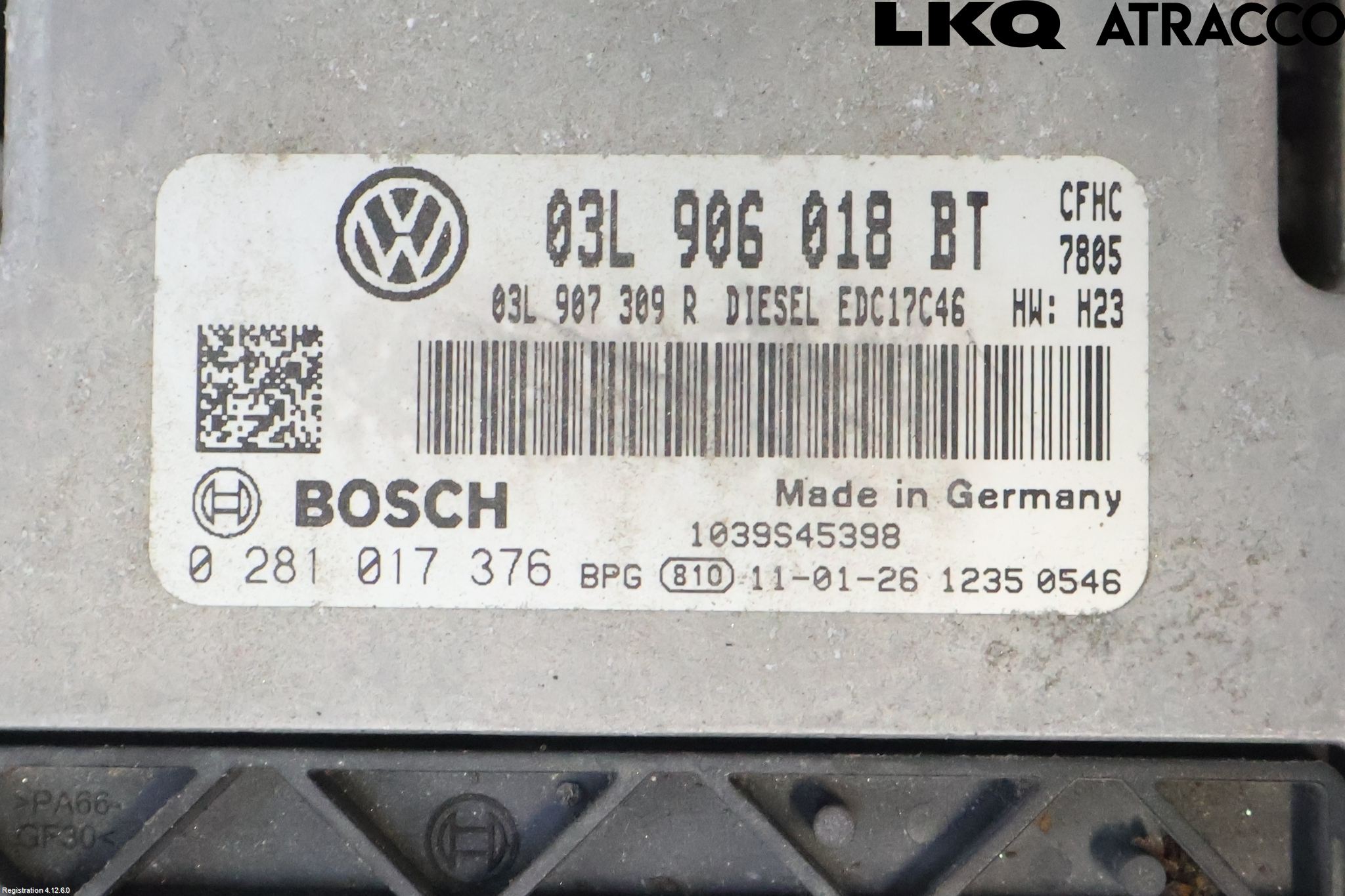 Volkswagen VW CADDY 11-15 Styreenhet Dieselpumpe