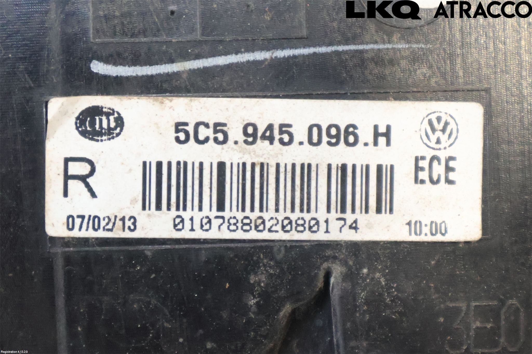 Volkswagen VW BEETLE 12- Baklykt Høyre