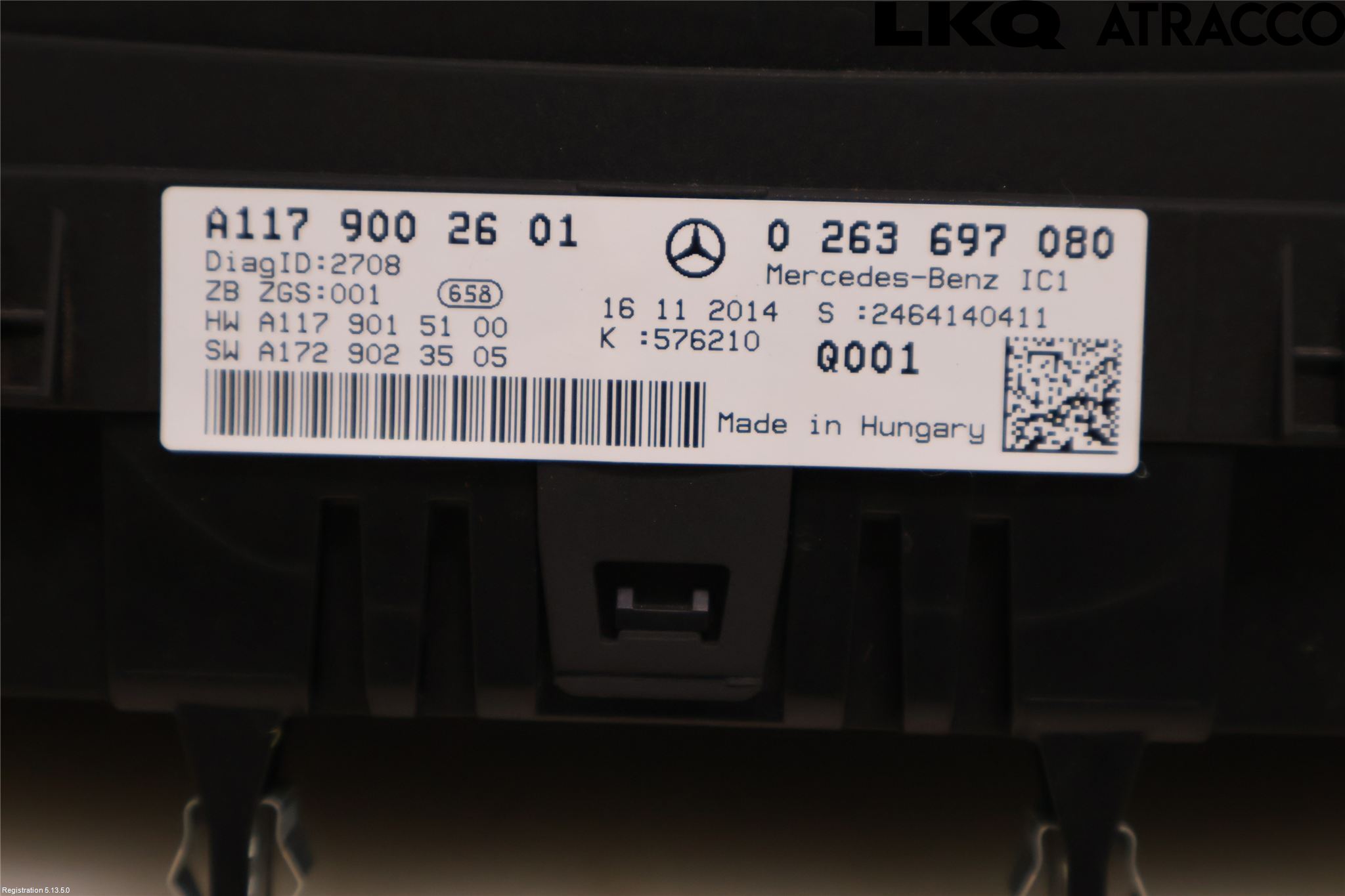 Mercedes-Benz MB CLA-KLASS (C117/X117) 13-19 Instr Kombinert