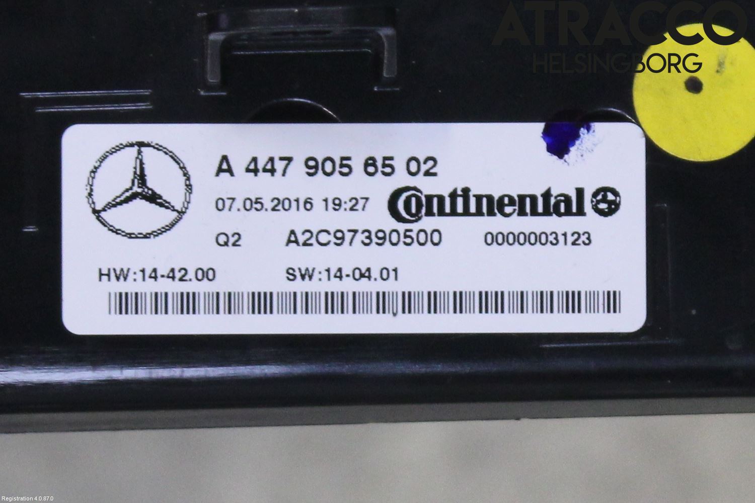 Mercedes-Benz MB VITO/V-KLASS (W640,W447,W448) 14- Varme Ac Betjening-Display