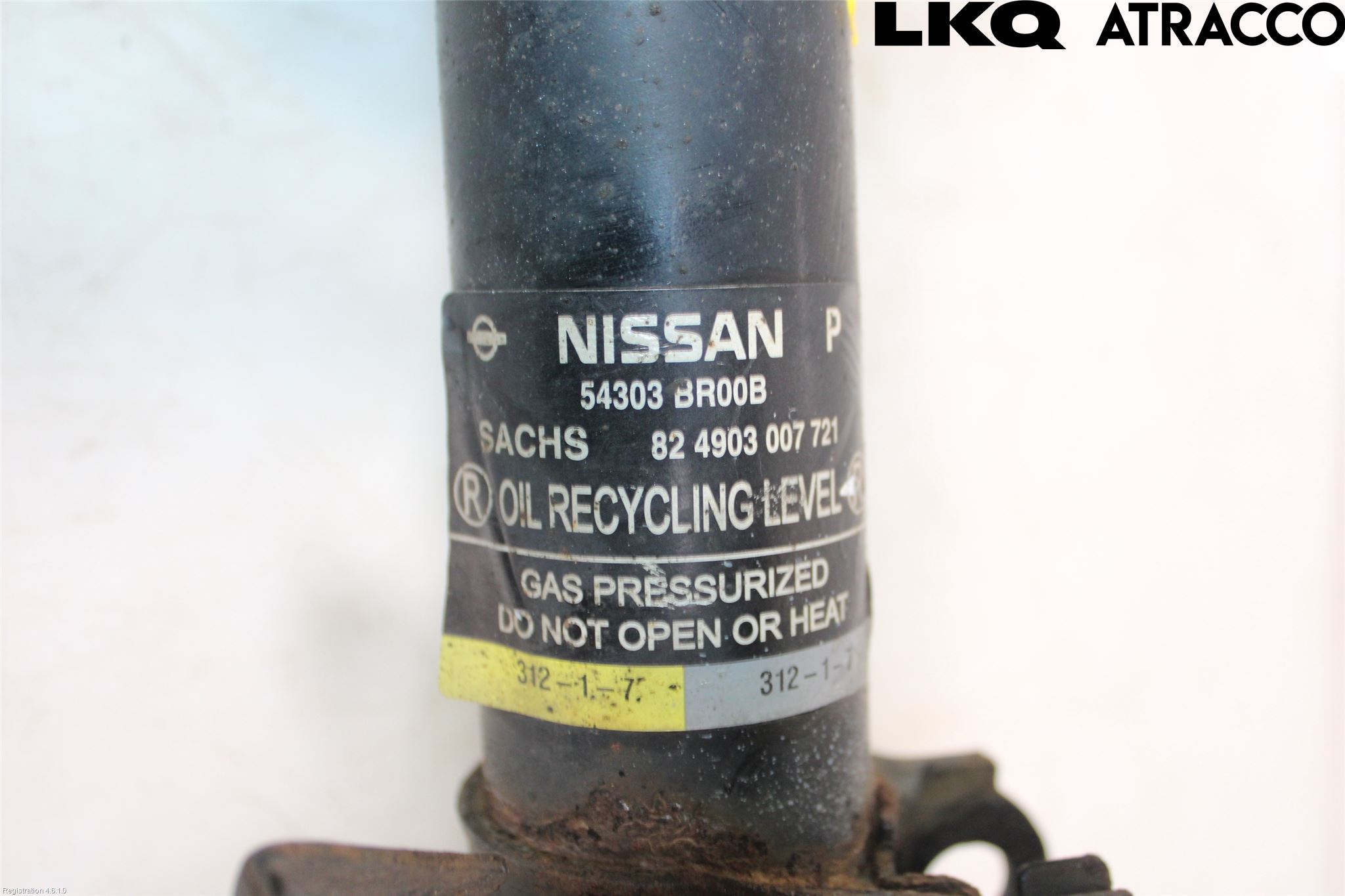 Nissan QASHQAI 10-14 Fjærbein Foran Venstre