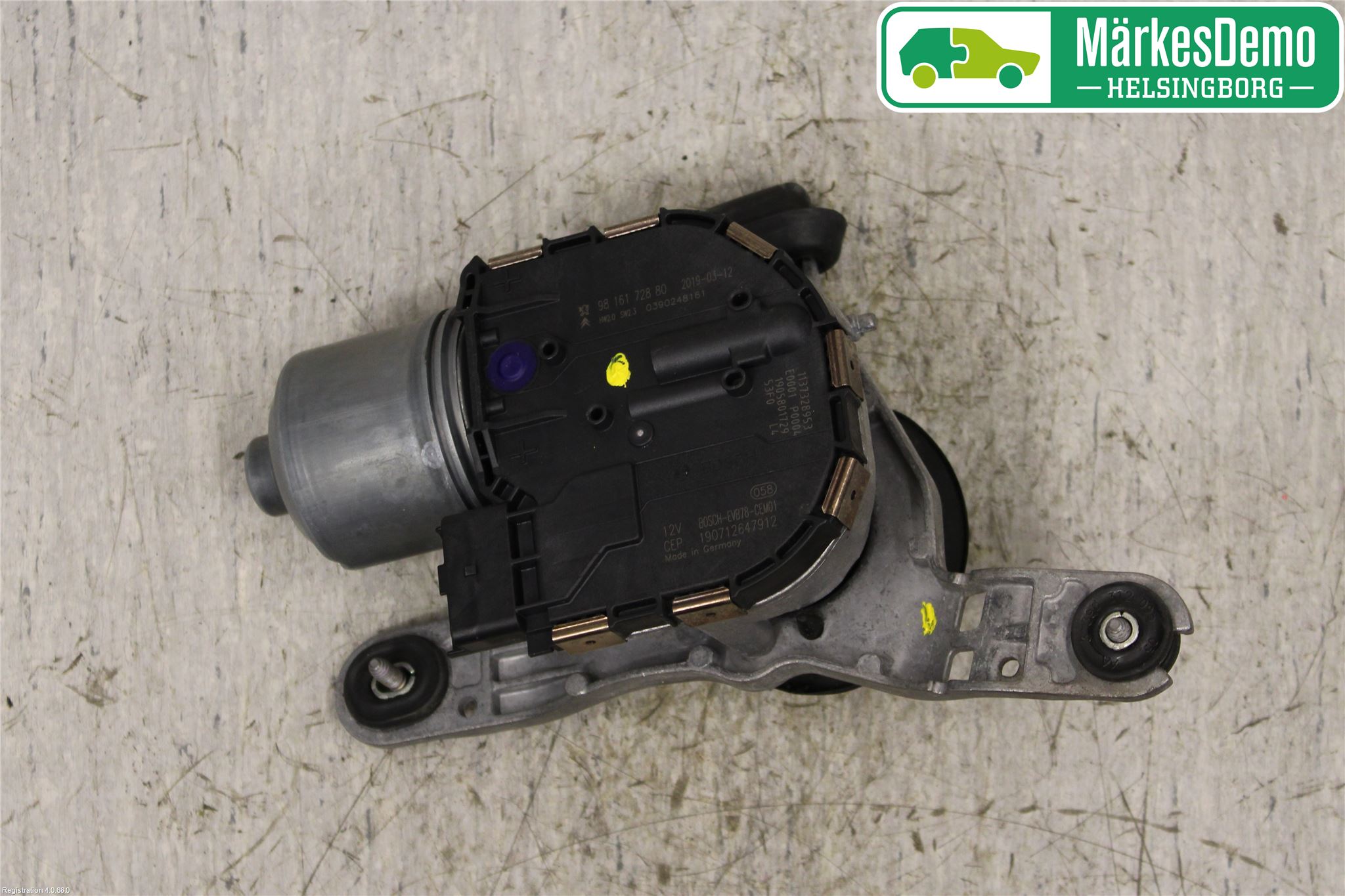 Citroen C4 SPACETOURER 19-22 Viskermotor Frontrute
